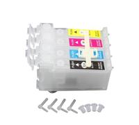 XXINGYULI Confezione da 4 cartucce d'inchiostro vuote compatibili per stampanti serie WF WF-2010 WF-2510 WF-2520 WF-2530 WF-2540 WF-2750 WF-2760 WF-2650 WF-2660