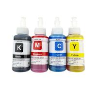 XXINGYULI Kit di ricarica di inchiostro compatibile DYE per varie stampanti L100 L110 L120 L132 L210 L222 L300 L312 L355 L350 L362 L366 L550 L555 L566(70ML-1SET)