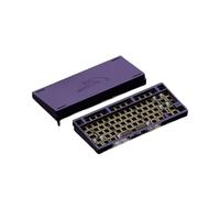 XXINGYULI Kit tastiera meccanica personalizzata D75 Wireless tre modalità RGB retroilluminato hot-swap in alluminio compatibile con QMK VIA(Anode purple)