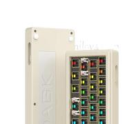 XXINGYULI Kit Tastiera Meccanica Wireless Alloy40 2.0 RGB Tastiera da Gioco in Alluminio Hot Swap 49 Tasti Compatibile con la modalità PC 3(Milk Tea EPhore)