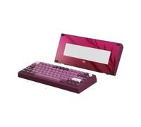 XXINGYULI Kit tastiera meccanica Zoom75 R1 Tastiera da gioco wireless Bluetooth a tre modalità 2.4G con manopola e schermo personalizzabili compatibile con l'ufficio(Red kit-with knob)