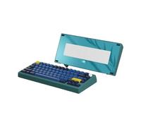 XXINGYULI Kit tastiera meccanica Zoom75 R1 Tastiera da gioco wireless Bluetooth a tre modalità 2.4G con manopola e schermo personalizzabili compatibile con l'ufficio(Blue kit-with knob)