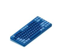 XXINGYULI Nuphy Halo75 V2 Tastiera Meccanica Bluetooth Wireless Design con Guarnizione da Gioco a 81 Tasti Compatibile con PC e QMK Via(Blue)
