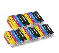 XXINGYULI Set cartucce d'inchiostro compatibili per Plavetink 570XL 571XL Sostituzione per PGI 570 CLI 571 Per MG5750 MG5751 MG5752 MG5753 MG6850 MG6851 MG6852(570XL 5 Set)