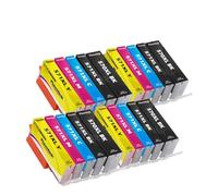 XXINGYULI Set cartucce d'inchiostro compatibili per Plavetink 570XL 571XL Sostituzione per PGI 570 CLI 571 Per MG5750 MG5751 MG5752 MG5753 MG6850 MG6851 MG6852(570XL 4 Set)