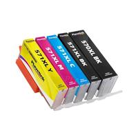 XXINGYULI Set cartucce d'inchiostro compatibili per Plavetink 570XL 571XL Sostituzione per PGI 570 CLI 571 Per MG5750 MG5751 MG5752 MG5753 MG6850 MG6851 MG6852(570XL 1 Set)