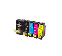 XXINGYULI Set di 5 cartucce d'inchiostro compatibili per i modelli Expression XP6000 XP6005 XP6100 XP6105 Qualicom 202XL T02G1 T02H1