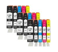 XXINGYULI Set di cartucce d'inchiostro compatibili PGI-580 CLi-581 per TR7550 TR8550 TS6150 TS6151 TS6250 TS9550 TS9551C TS6350 TS705 1/2/3/4 confezione(5Color 3set)