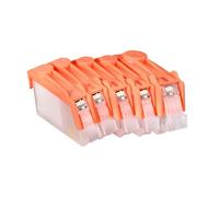 XXINGYULI Set di cartucce d'inchiostro ricaricabili a 5 colori PGI-5 CLI-8 con chip ARC compatibile con IP3300 IP4200 IP4300 IP4500 IP5300 IX4000 IX5000 MP970