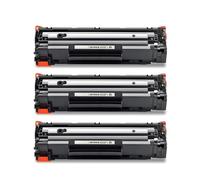 XXINGYULI Sostituzione porta toner nero 435A 435 35A CB435A con chip compatibile con stampanti P1002 P1003 P1004 P1005 P1006 P1009(3pcs-Black)