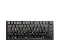 XXINGYULI Tastiera meccanica a tre modalità cablata wireless Bluetooth con manopola multifunzionale sostituibile a caldo RGB compatibile con sistemi di gioco per PC USB(WIRED SIDE CARVING-B)