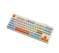 XXINGYULI Tastiera meccanica wireless 87 a doppia modalità con design ergonomico di lunga durata per ufficio e giochi(Blueberry)