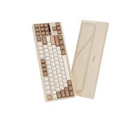 XXINGYULI Tastiera meccanica wireless EVO80 Tri Mode in alluminio personalizzato sostituibile a caldo con compatibilità QMK e VIA per PC(Cream)