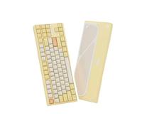 XXINGYULI Tastiera Meccanica Wireless EVO80 Tri Mode in Alluminio Personalizzato sostituibile a Caldo con compatibilità QMK e Via per PC(Butter Yellow)