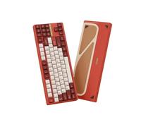 XXINGYULI Tastiera meccanica wireless EVO80 Tri Mode in alluminio personalizzato sostituibile a caldo con compatibilità QMK e VIA per PC(Scarlet)