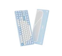 XXINGYULI Tastiera meccanica wireless EVO80 Tri Mode in alluminio personalizzato sostituibile a caldo con compatibilità QMK e VIA per PC(Iceberg)