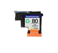XXINGYULI Testina di stampa compatibile per Designjet 1000 1050c 1055 C4820A C4821A C4822A C4823A Cartuccia d'inchiostro Serie 80(Yellow)