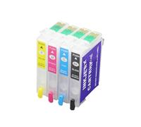 XXINGYULI Vilaxh 4 cartucce d'inchiostro ricaricabili T1291 compatibili con la serie Stylus SX430W SX235W SX230 SX420W SX425W SX435W SX440W SX445W SX525WD