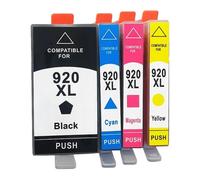 XXINGYULI Vilaxh Cartucce d'inchiostro Compatibili 920XL Per Stampanti Deskjet 6000 6500 7000 7500A Sostituzione Completa Per Cartuccia HP920 920XL(4pcs 1set)