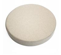 XXIUDEE Cuscini rotondi per sedie, divani, cuscini imbottiti con cerniera, per sala da pranzo, cucina, ufficio, sedie (45 x 45 x 5 cm, beige)