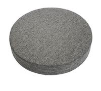 XXIUDEE Cuscini rotondi per sedie, divani, cuscini imbottiti con cerniera, per sala da pranzo, cucina, ufficio, sedie (50 x 50 x 8 cm, grigio scuro)