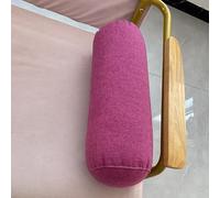 XXIUDEE Cuscino cilindrico cilindrico per divano, bracciolo, yoga, comodino, cuscino cilindrico, per dormire, auto, casa (45 x 20 cm, rosa scuro)