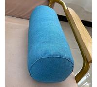 XXIUDEE Cuscino cilindrico cilindrico per divano, bracciolo, yoga, per comodino, cuscino cilindrico, per dormire, auto, casa (80 x 20 cm, blu)