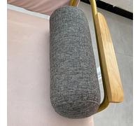 XXIUDEE Cuscino cilindrico cilindrico per divano, bracciolo, yoga, per comodino, cuscino cilindrico, per dormire, auto, casa (60 x 20 cm, grigio scuro)