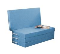 XXIUDEE Divano-letto portatile per gli ospiti, camera da letto, dormitorio, materassino pieghevole per dormire, materassini da pavimento per campeggio, viaggi, meditazione yoga con copertura