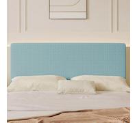 XXIUDEE Fodera per testiera, decorativa, per mobili da hotel, per letto singolo, matrimoniale, king size, king size, copertura antipolvere per testiera letto (120 cm, blu)