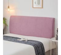XXIUDEE Fodera protettiva universale per testiera e schienale del letto, elastica, protezione antipolvere per mobili da letto, lavabile in lavatrice (120 cm, viola)