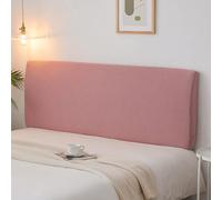 XXIUDEE Fodera universale per testiera e schienale del letto, elastica, protezione antipolvere per mobili da letto, lavabile in lavatrice (150 cm, rosa)