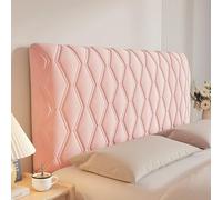 XXIUDEE Fodera universale per testiera letto, protezione per lo schienale della testiera del letto, per letto king size, matrimoniale, singolo, morbido tessuto di poliestere (190 cm, rosa)