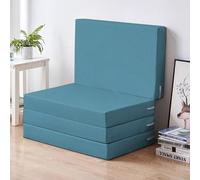 XXIUDEE Materasso pieghevole Tatami da pavimento con cerniera, per bambini, ospiti, soggiorno, camera da letto, pigiama party, tenda per auto, viaggi, campeggio, roulotte (200 x 60 x 5 cm, verde)