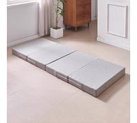 XXIUDEE Materasso tatami pieghevole lavabile in lavatrice, divano letto pieghevole, ideale per ospiti, campeggio, viaggi, pigiama party per bambini, facile da riporre (200 x 60 x 8 cm, grigio)