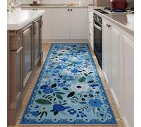 XXIUDEE Morbido tappeto da ingresso, per lavanderia, lavabile, per sala da pranzo, cucina, tappeto moderno, con fondo antiscivolo, non perde pelo, versatile (210 x 60 cm, stile 5)
