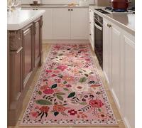 XXIUDEE Morbido tappeto da ingresso, per lavanderia, lavabile, per sala da pranzo, cucina, tappeto moderno, con fondo antiscivolo, non perde pelo, versatile (180 x 60 cm, stile 2)