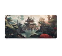 XXL Anime Gaming Mouse Pad Largo Lungo, bordo antiscivolo cucito in gomma per l'ufficio, la casa e il gioco