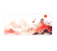 XXL Anime Gaming Mouse Pad Largo Lungo, bordo antiscivolo cucito in gomma per l'ufficio, la casa e il gioco