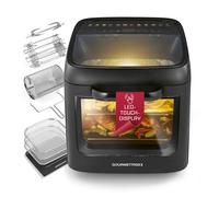 XXL Aria Calda Friggitrice 12,5L Airfryer Spiedo Rotante Finestra Pollo Grill