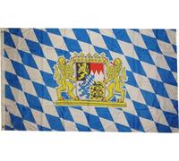 XXL Bandiera Baviera Löwenwappen 250 X 150 CM Stato Libero 2,5m X 1,5m