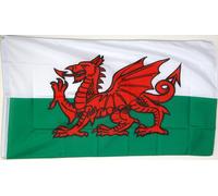 XXL Bandiera Galles 250 X 150 Cm Cardiff Britannia Regno Unito Swansea Barry