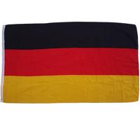 XXL Bandiera Germania 250 X 150 CM Con Occhielli Metallo Per Issare Sollevamento