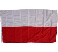XXL Bandiera Polonia 250 X 150 CM Con 3 Occhielli Metallo Sollevamento Sturm
