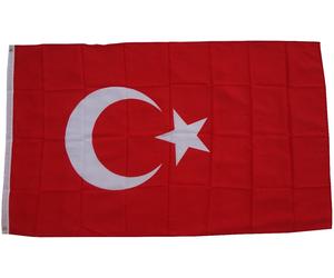 XXL Bandiera Turchia 250 X 150 CM Con 3 Occhielli Ottone Turkey Sollevamento