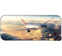 XXL Desk Desk Mat Big Laptop Protector Computer Accessori Tappetino per il mouse, Aereo passeggeri Nube Sky Mouse Pad Mat
