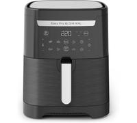 XXL Friggitrice ad Aria, 6,5Litri/2Kg, 2 Pietanze in 1, Cottura ad Aria e Griglia, Capacità fino a 8 Persone,1830W, 8 Programmi, App Ricette