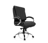 XXL H 100 | Ecopelle - Sedia girevole XXL Nero