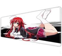 XXL large mouse pad, gaming and anime mousepad, 3mm large mouse pad, natural rubber base, sewn edge, expandable office pad and compute mousepad Tappeti di mouse per gamers per PC (C, 35.4×15.7in)