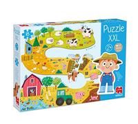 Goula- XXL Puzzle Progressivo Fattoria, Multicolore, 53176